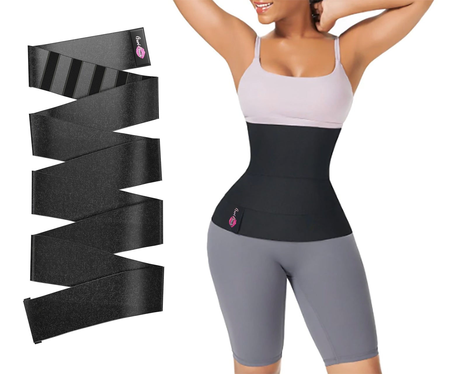 Load video: Gurl Crush Bandage Wrap Demo